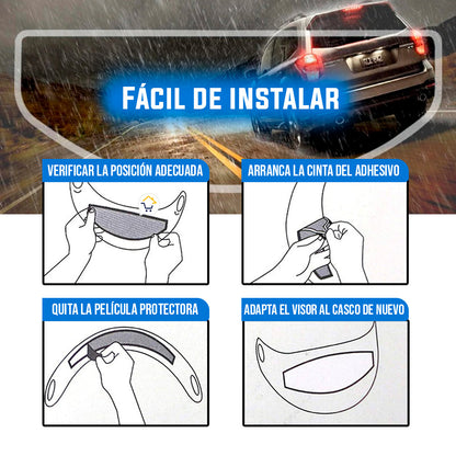 pelicula antilluvia para cascos